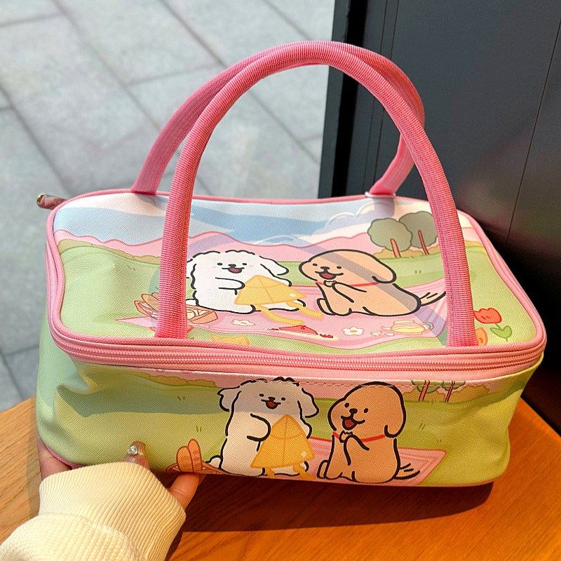 可爱保温饭盒袋大容量卡通防水手提便当包上班族带饭加厚铝箔餐包,淘宝优惠券,粉丝福利购,淘宝优惠卷