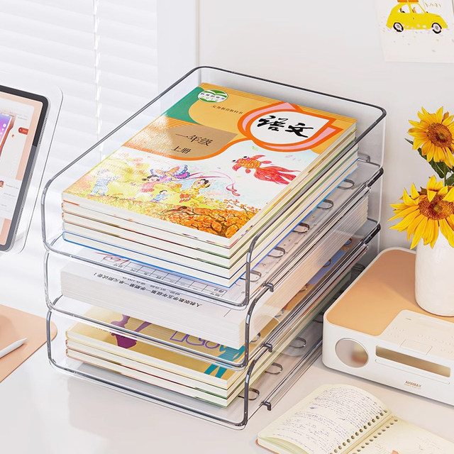 Yuxuan Desktop Book Storage Shelf File Classification