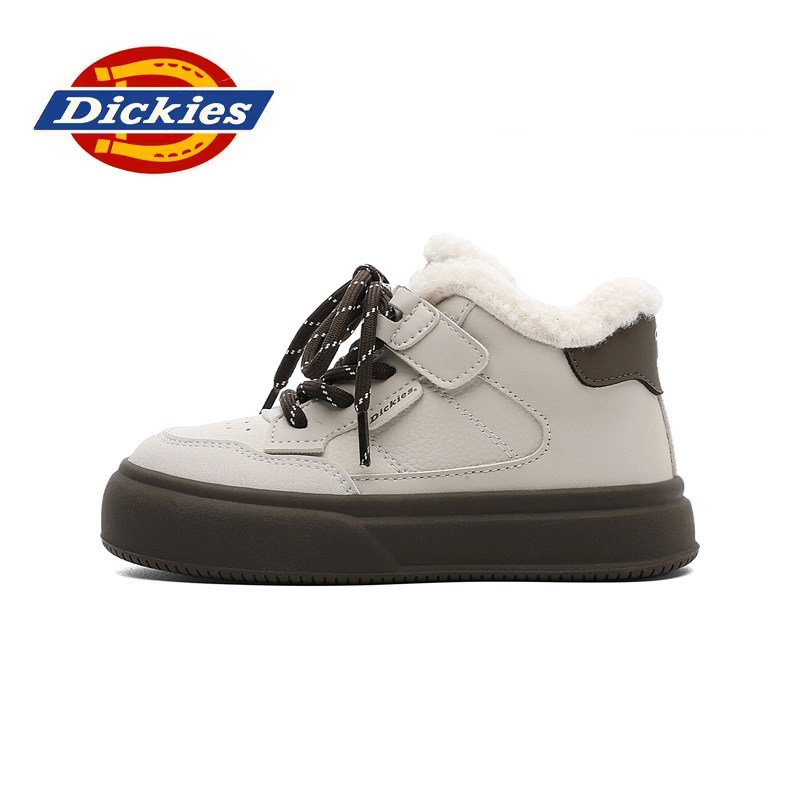 Dickies棉鞋女外穿2026新款冬季加绒鞋子加厚高帮女鞋保暖雪地靴
