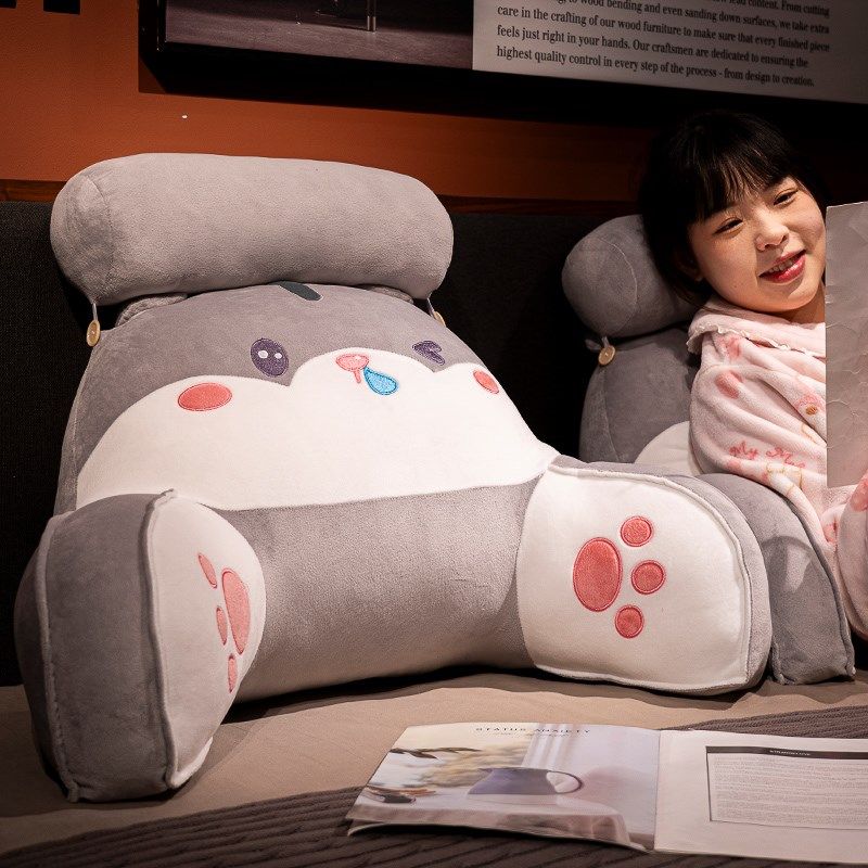 卡皮巴拉床头靠垫软包座椅护腰靠枕大靠背垫沙发抱枕床上孕妇枕头,淘宝优惠券,粉丝福利购,淘宝优惠卷