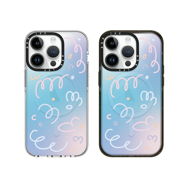 【PX＆FC】磁吸幻彩渐变线条16Pro手机壳17PROMAX/AIR适用15Promax苹果14Promax防摔iPhone13少女小众保护套 - 图1