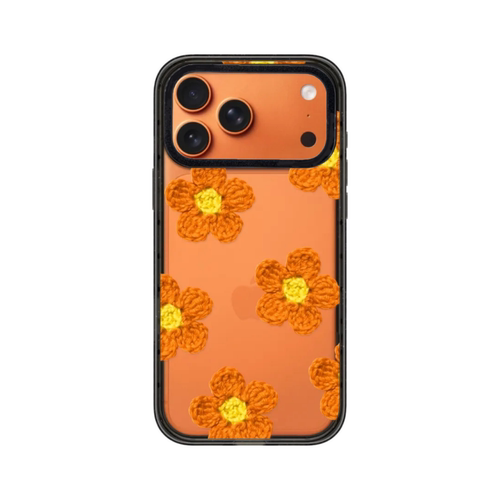 【PX＆FC】星宇橙印花适用iPhone17promax/AIR手机壳苹果16plus/15pro/14/13/12手机壳磁吸同款保护套防摔女 - 图1