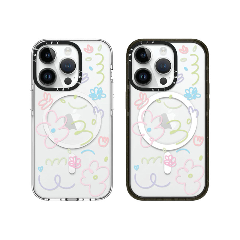 【PX＆FC】磁吸幻彩渐变线条16Pro手机壳17PROMAX/AIR适用15Promax苹果14Promax防摔iPhone13少女小众保护套 - 图0