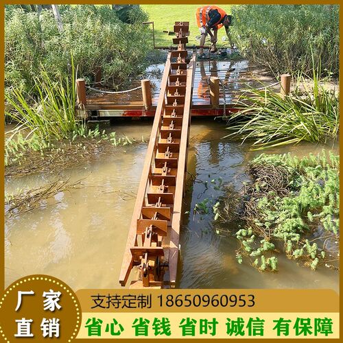 脚踩水车防腐木手摇水车龙骨水车木质链条水车复古水车幼儿园水车 - 图2