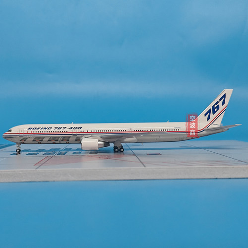 1:400波音原厂B767-432ER客机N76400飞机模型合金摆件收藏PT - 图2