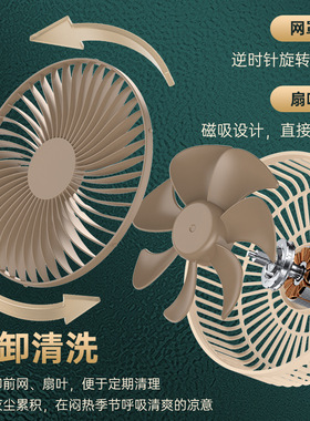 卡西道夫小风扇办公桌面电