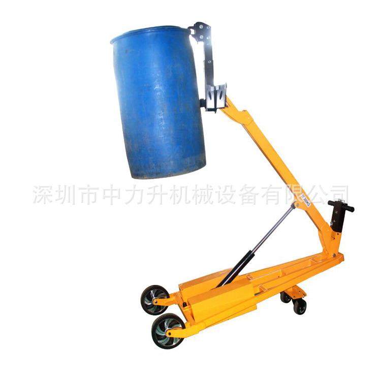 便携式电动油桶车仓库物流装卸叉车曲臂式液压升降车油桶堆高车,淘宝优惠券,粉丝福利购,淘宝优惠卷