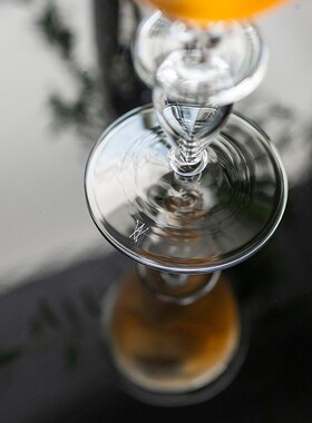 Astier de Villatte玻璃杯甜品杯葡萄酒杯馆里物件法国手工高脚杯