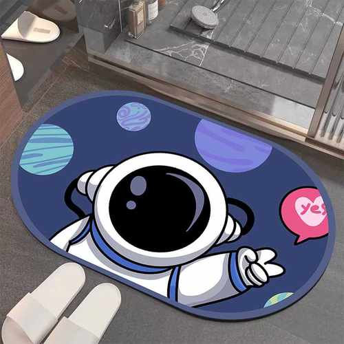 柬埔寨防滑地垫垫子卫生间进门泥浴室垫卫浴脚垫门口硅藻软垫吸水 - 图2