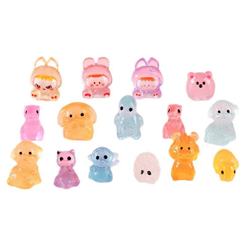 夜光动物盲袋迷你仿真小兔子小猫模型儿童玩具盲盒奖励礼物发光,淘宝优惠券,粉丝福利购,淘宝优惠卷