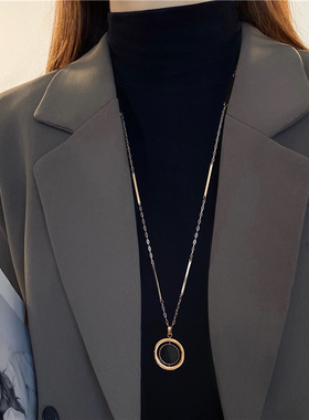 毛衣链长款2022年新款百搭高档大气高级感设计项链女网红气质配饰