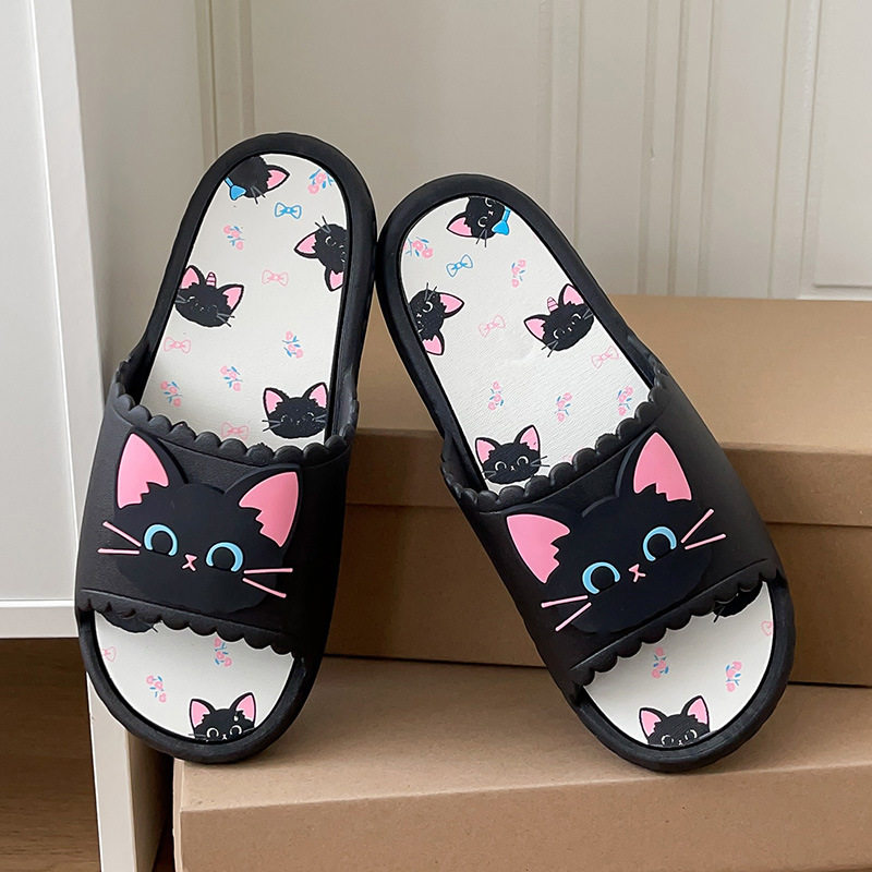 2026家居室内网红卡通防滑软底花瓣猫咪可爱拖鞋防滑软底洗澡凉拖