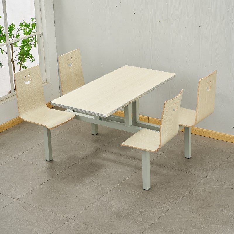 四人连体食堂餐桌椅组合快餐厅员工工厂公司职工餐桌学校学生餐桌,淘宝优惠券,粉丝福利购,淘宝优惠卷