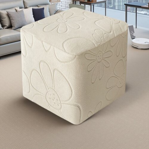 孜格格提花方凳套弹力布艺全包方凳子套罩防尘罩皮墩子换鞋凳套罩 - 图0