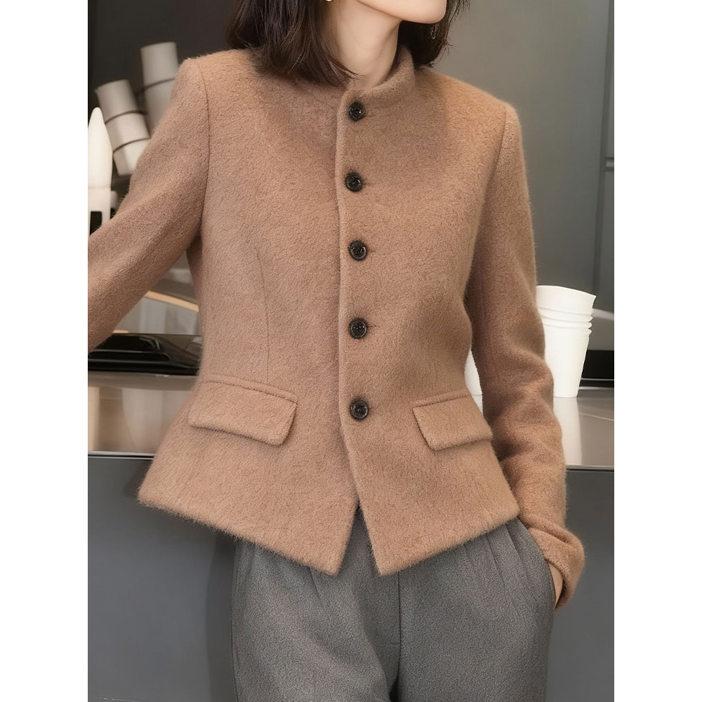 巨好看的气质高级感独特超好看小香风毛呢外套女2025新款秋季上衣,淘宝优惠券,粉丝福利购,淘宝优惠卷