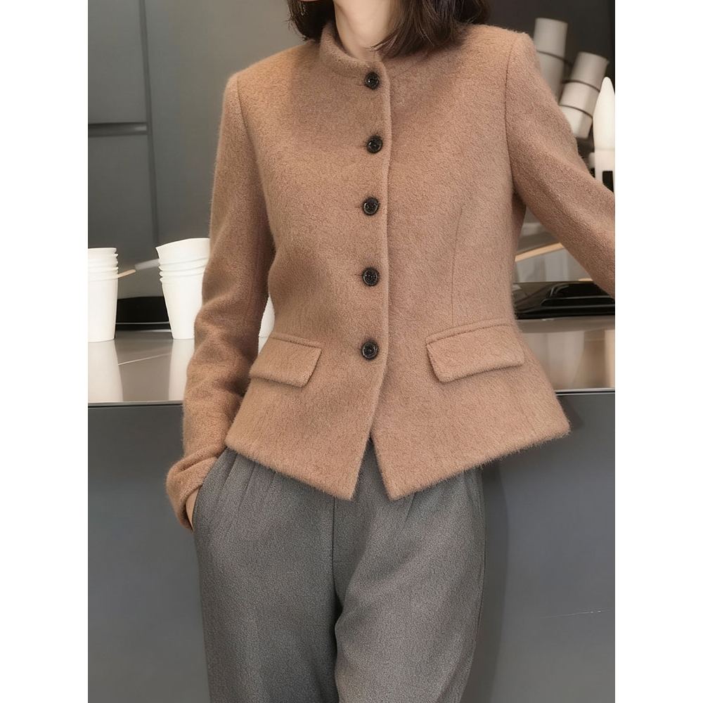 巨好看的气质高级感独特超好看小香风毛呢外套女2025新款秋季上衣,淘宝优惠券,粉丝福利购,淘宝优惠卷
