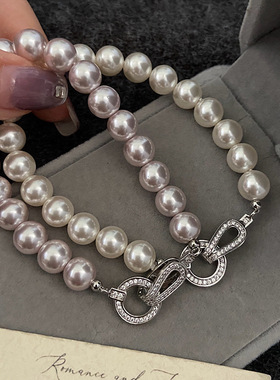 Ivy曼塔玫瑰施家珍珠手链