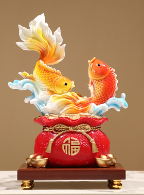 锦鲤福袋招财摆件乔迁开业礼品