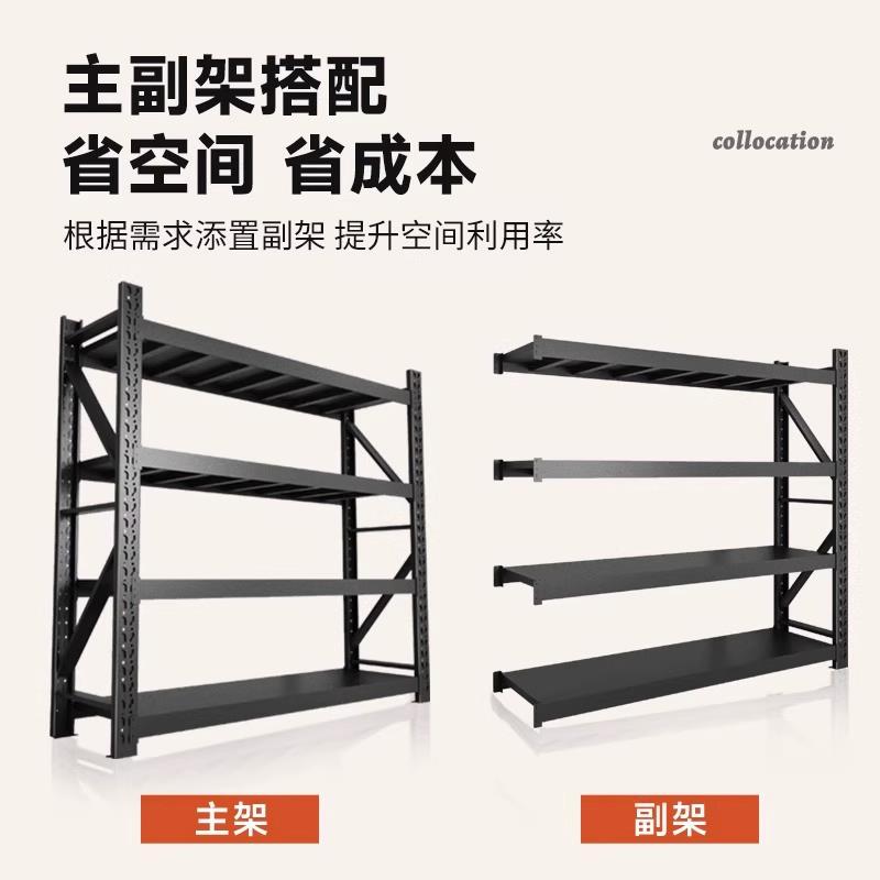 货架置物架多层商用架子超市置物架落地收纳层架超强承重快递展示 - 图2