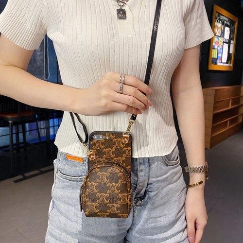 适用oppoA5Pro手机壳a2m零钱包A3斜跨绳活力版可装卡A1X公交a58耳机a97小众oppo时尚a55s纸巾a36防摔保护套 - 图2