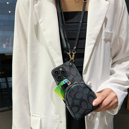 适用oppoA5Pro手机壳a2m零钱包A3斜跨绳活力版可装卡A1X公交a58耳机a97小众oppo时尚a55s纸巾a36防摔保护套 - 图3