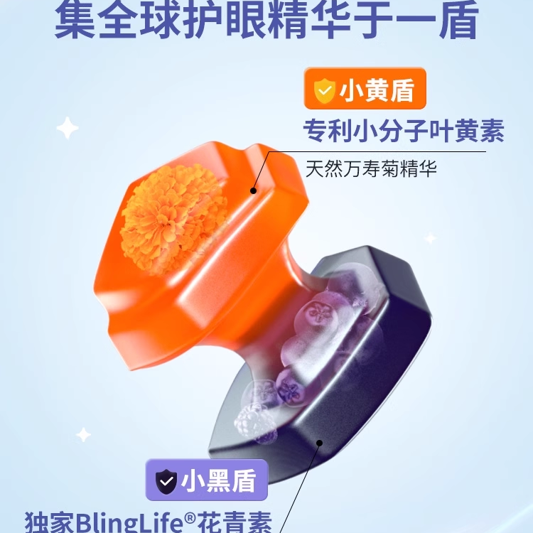 inne因你叶黄素抱抱熊蓝光盾儿童护眼软糖正品婴幼儿保护视力宝宝,淘宝优惠券,粉丝福利购,淘宝优惠卷