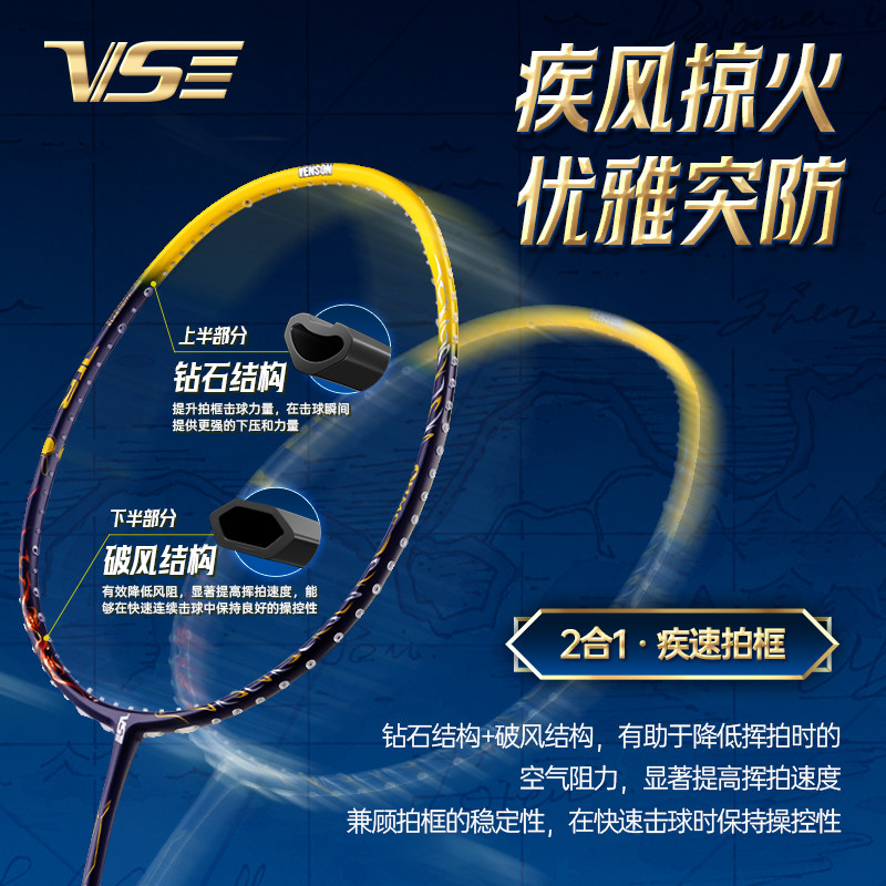 威臣x航海王羽毛球拍联名款全碳素超轻速度进攻型贼动漫正版授权,淘宝优惠券,粉丝福利购,淘宝优惠卷