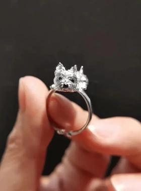 2025年新款爆款高西地戒指独特小众设计精致送礼物食指戒女