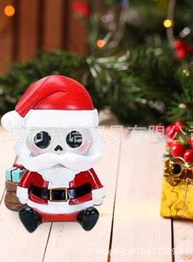 花园侏儒摆件小矮人圣诞树狂欢树脂工艺品雕像装饰微景观源头工厂