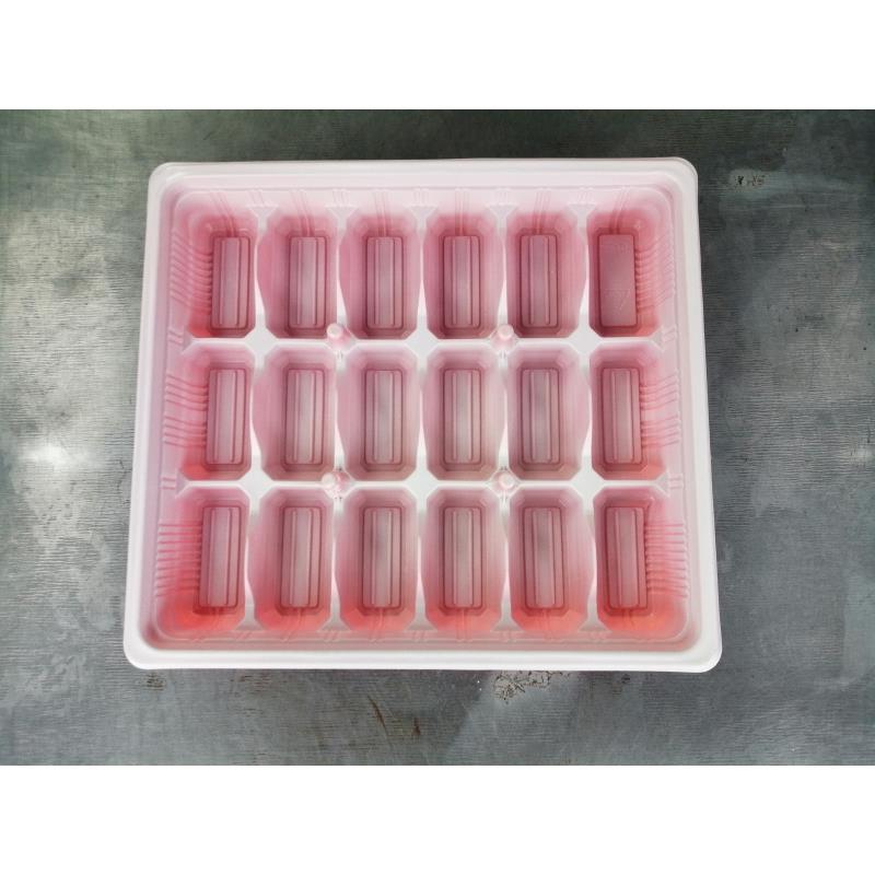 整箱400套一次性18格饺子盒饺子托水饺盒馄饨盒带盖十八格 - 图0