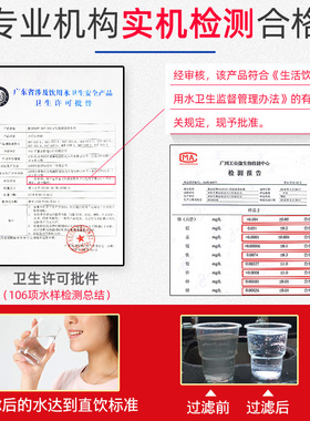 惠安特滤水机家用反渗透ro100G带F桶漏水保护净水器厨房过滤直饮