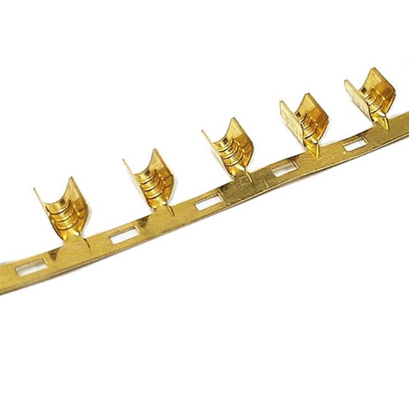 454A铜扣连带连绕接线端子U型线夹接线扣压线扣电线连接器20000只,淘宝优惠券,粉丝福利购,淘宝优惠卷