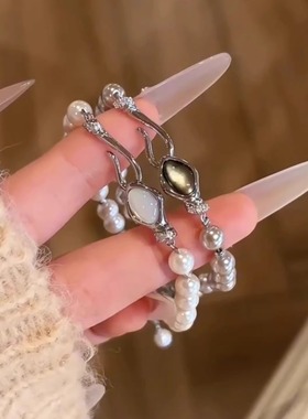 「星渡之桥」法式宫廷风精致手链清冷感温柔个性高级感气质手饰品