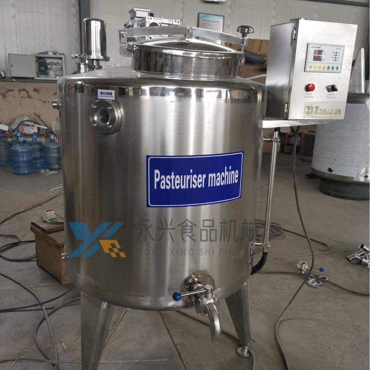 Commercial fresh milk pasteurization machine fresh milk bar sterilization equipment fully automatic milk sterilization machine low temperature sterilization
