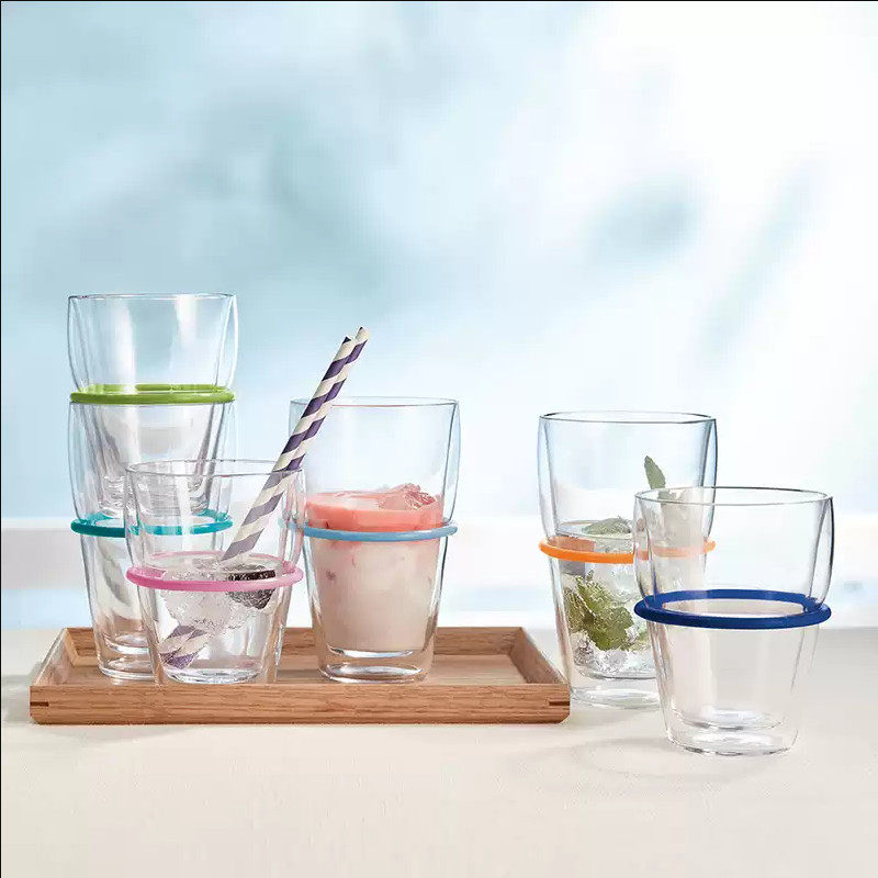 德国进口水晶玻璃杯双层耐热透明凉水杯家用泡绿茶杯果汁杯水杯子,淘宝优惠券,粉丝福利购,淘宝优惠卷