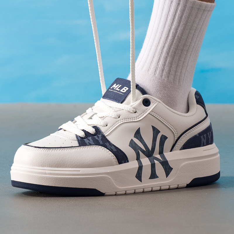MLB女鞋新款低帮舒适休闲鞋时尚潮流板鞋跑步训练运动鞋 - 图2