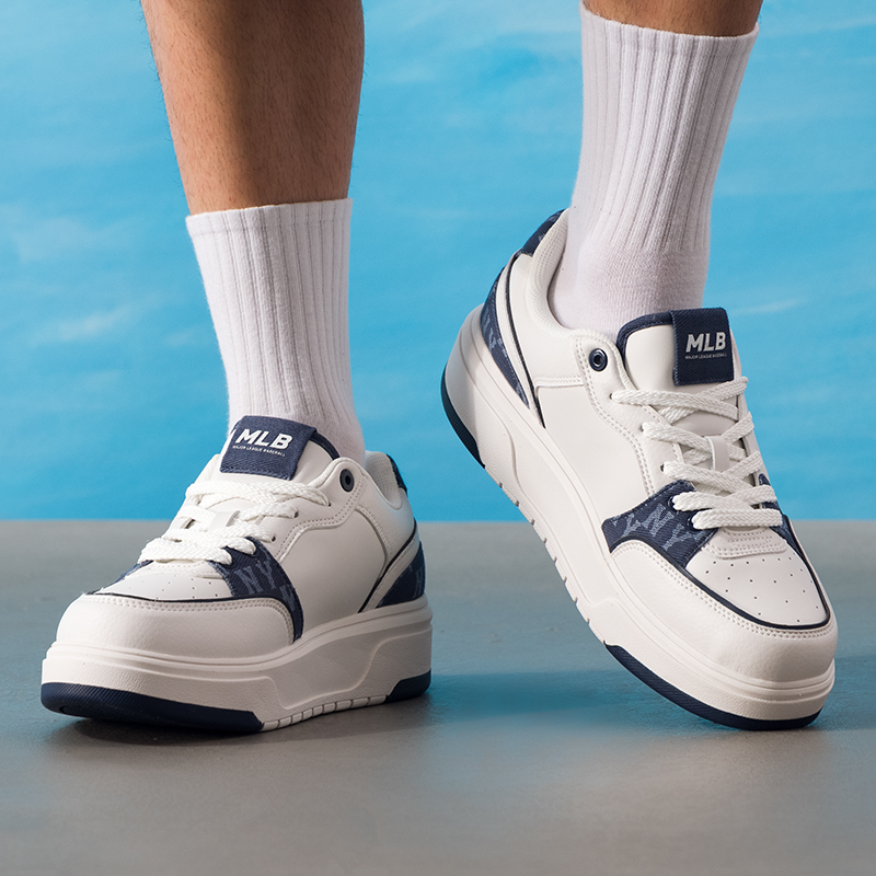 MLB女鞋新款低帮舒适休闲鞋时尚潮流板鞋跑步训练运动鞋 - 图1