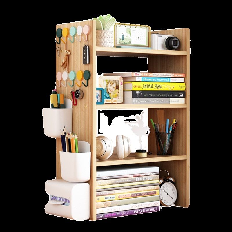 桌面书架置物架家用收纳架卧室柜子学生桌上架子小型X多层简易书,淘宝优惠券,粉丝福利购,淘宝优惠卷