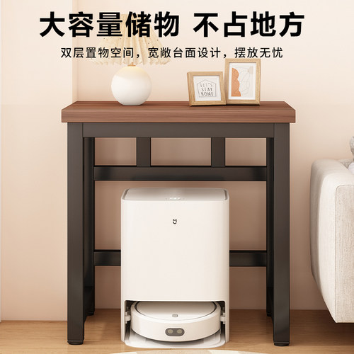 加厚小桌子简易出租屋置物架打印机架子客厅家用鱼缸架书桌电脑桌 - 图1