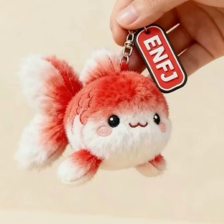小红书同款可爱小金鱼玩偶毛绒玩具公仔钥匙扣挂件包包挂饰礼物,淘宝优惠券,粉丝福利购,淘宝优惠卷