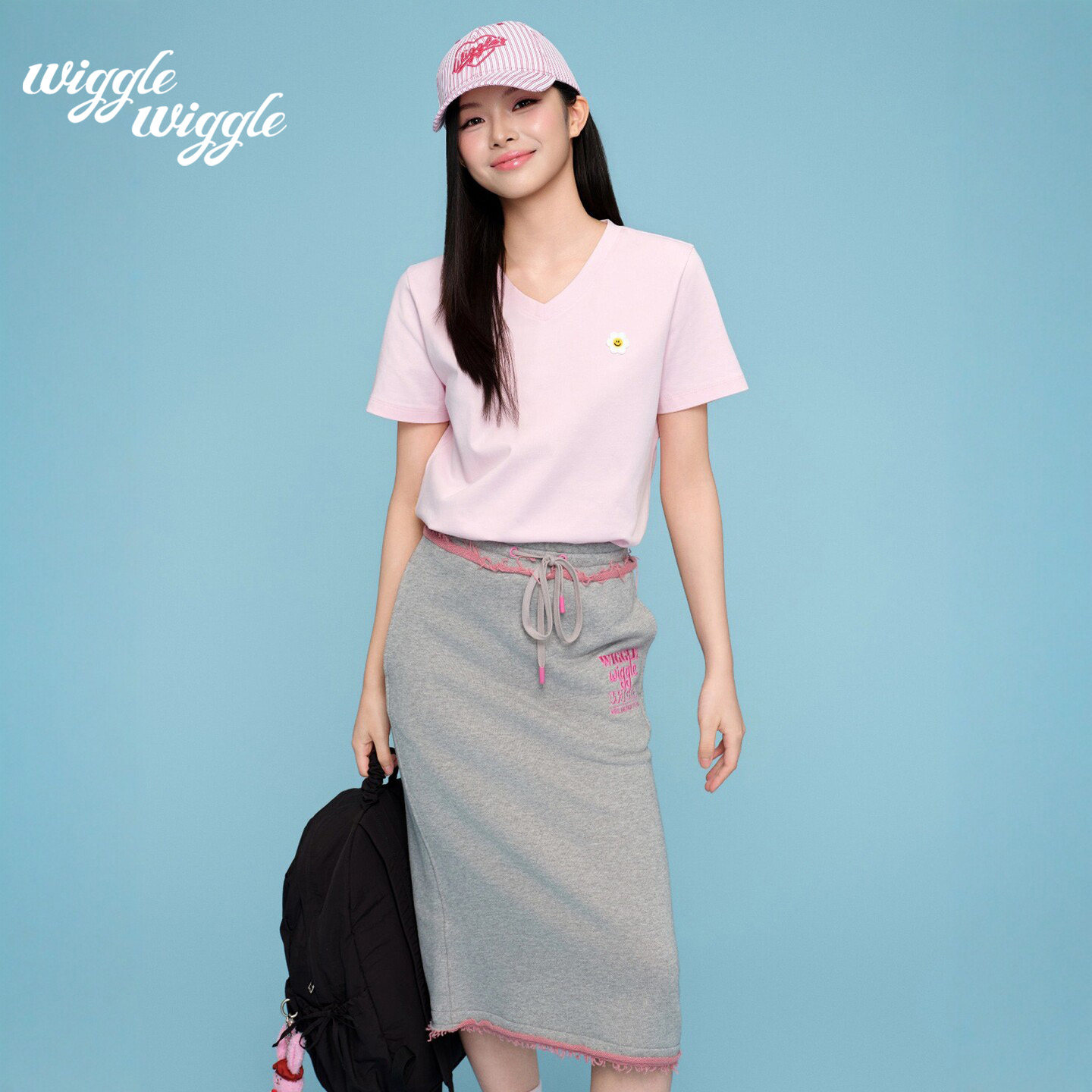 wigglewiggle2026夏季韩版经典款笑脸