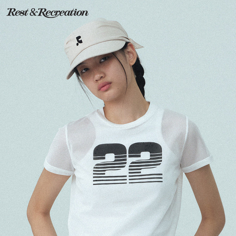 RestandRecreation官方RR刺绣头巾丝带棒球帽2025新款遮阳女帽子 - 图1