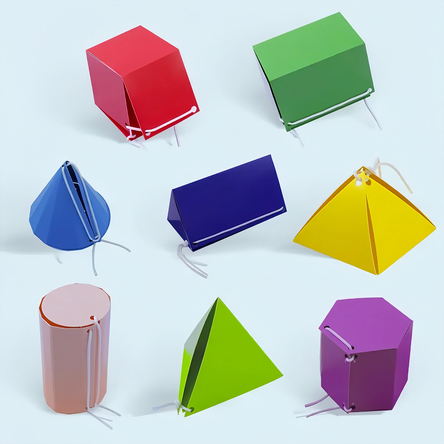 儿童DIY立体几何空间思维模型小学数学拉绳几何演变启蒙图教具书,淘宝优惠券,粉丝福利购,淘宝优惠卷