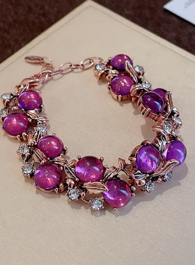 镶钻花朵树叶几何项链欧美夸张设计感锁骨链复古时尚气质饰品