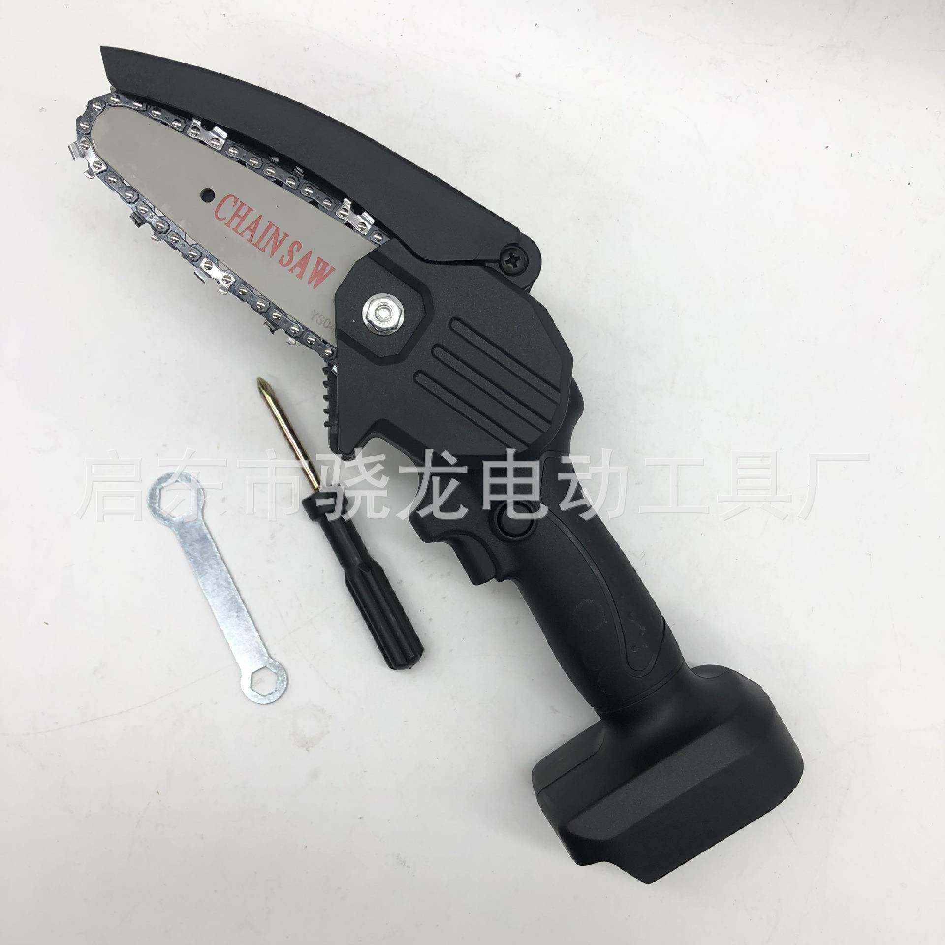 手持电锯小型修枝锯伐木锯单手锯园林锯迷你电链锯木工锯4寸电锯,淘宝优惠券,粉丝福利购,淘宝优惠卷