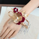 Chinese style tassel corsage magnetic wrist flower