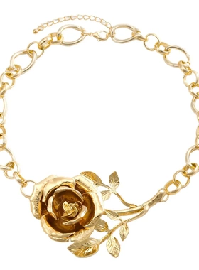 同款不规则花朵小鸟海螺海星金属质感长款吊坠欧美时尚叠戴项链