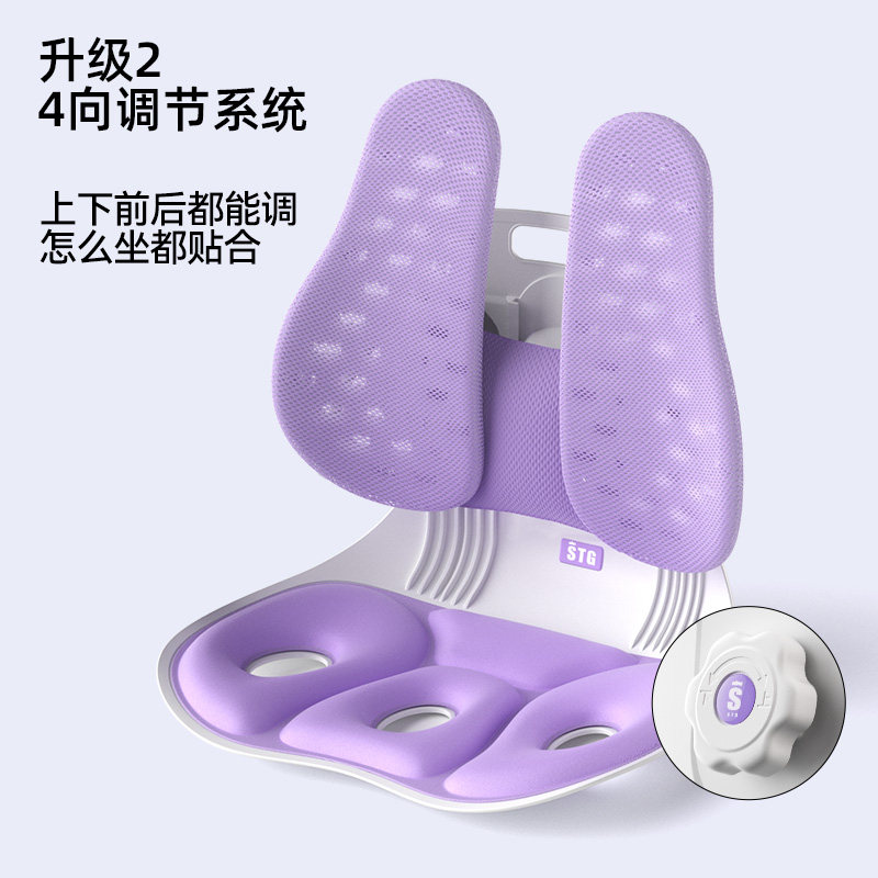 STG护腰坐垫办公室腰靠腰部支撑久坐护腰神器人体工学坐姿椅靠背,淘宝优惠券,粉丝福利购,淘宝优惠卷