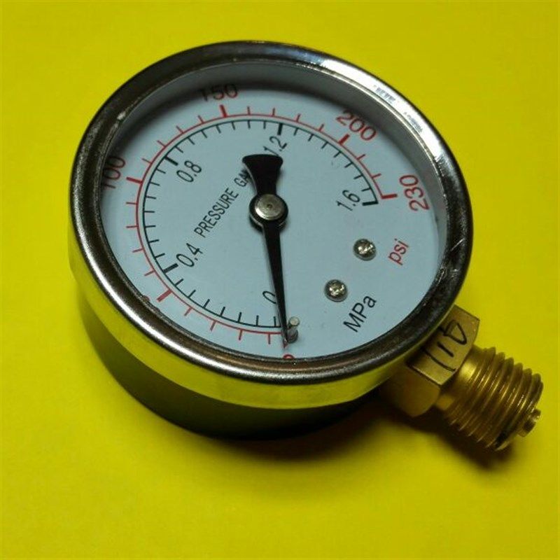 外壳直径60mm 英文压力表 Y-60  1.6mpa 230psi  螺纹M14X1.5英文,淘宝优惠券,粉丝福利购,淘宝优惠卷