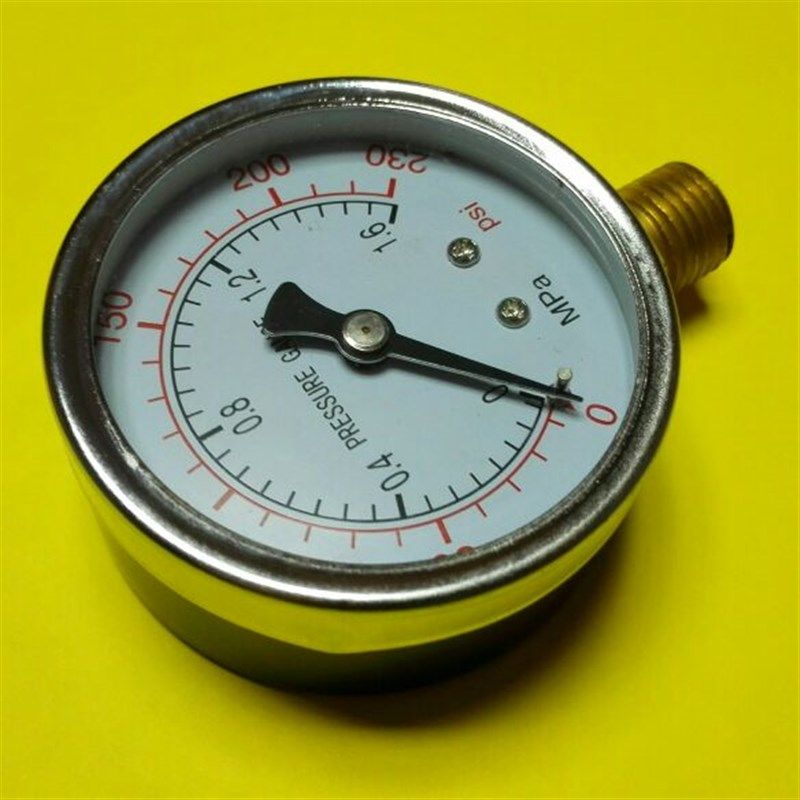 外壳直径60mm 英文压力表 Y-60  1.6mpa 230psi  螺纹M14X1.5英文,淘宝优惠券,粉丝福利购,淘宝优惠卷